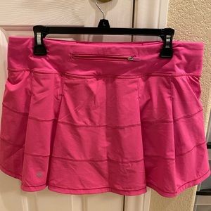 🍋Lululemon Run Pace Rival Mid Rise Skirt in Sonic Pink 🍋